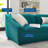 Comprise 3-Piece Sofa Teal EEI-5404-TEA