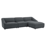 Comprise 4-Piece Living Room Set Charcoal EEI-5405-CHA