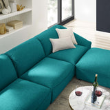 Comprise 4-Piece Living Room Set Teal EEI-5405-TEA