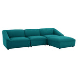 Comprise 4-Piece Living Room Set Teal EEI-5405-TEA