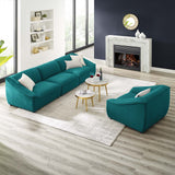 Comprise 4-Piece Living Room Set Teal EEI-5406-TEA