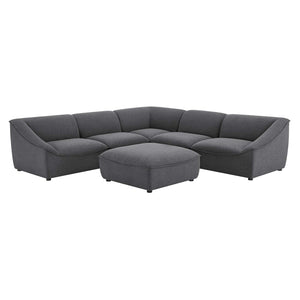 Comprise 6-Piece Sectional Sofa Charcoal EEI-5411-CHA