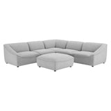 Comprise 6-Piece Sectional Sofa Light Gray EEI-5411-LGR