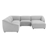 Comprise 6-Piece Sectional Sofa Light Gray EEI-5411-LGR