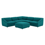 Comprise 6-Piece Sectional Sofa Teal EEI-5411-TEA