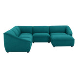 Comprise 6-Piece Sectional Sofa Teal EEI-5411-TEA