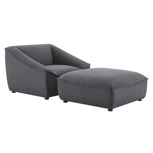 Comprise 2-Piece Living Room Set Charcoal EEI-5412-CHA