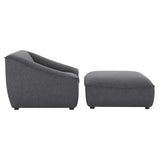 Comprise 2-Piece Living Room Set Charcoal EEI-5412-CHA