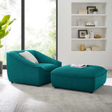 Comprise 2-Piece Living Room Set Teal EEI-5412-TEA