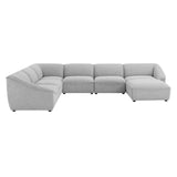 Comprise 7-Piece Sectional Sofa Light Gray EEI-5413-LGR