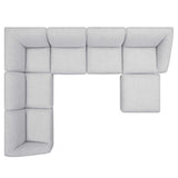 Comprise 7-Piece Sectional Sofa Light Gray EEI-5413-LGR