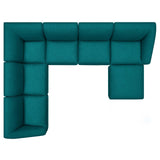 Comprise 7-Piece Sectional Sofa Teal EEI-5413-TEA