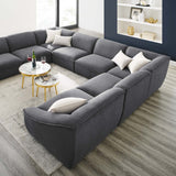 Comprise 8-Piece Sectional Sofa Charcoal EEI-5414-CHA