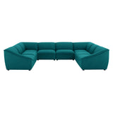 Comprise 8-Piece Sectional Sofa Teal EEI-5414-TEA