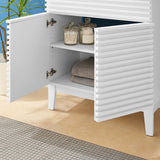 Modway Furniture Render 30" Bathroom Vanity XRXT White Black EEI-5418-WHI-BLK