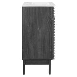 Modway Furniture Render 18" Bathroom Vanity Cabinet XRXT Charcoal White EEI-5420-CHA-WHI