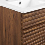 Modway Furniture Render 18" Bathroom Vanity Cabinet EEI-5420-WAL-WHI