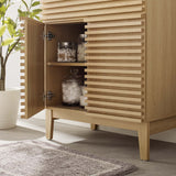 Modway Furniture Render 30" Bathroom Vanity Cabinet XRXT Oak White EEI-5422-OAK-WHI