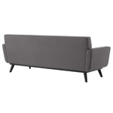 Engage Channel Tufted Performance Velvet Sofa Gray EEI-5459-GRY