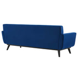 Engage Channel Tufted Performance Velvet Sofa Navy EEI-5459-NAV