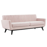 Engage Channel Tufted Performance Velvet Sofa Pink EEI-5459-PNK