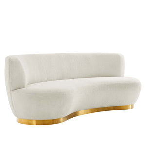 Kindred Upholstered Fabric Sofa Gold Ivory EEI-5487-GLD-IVO