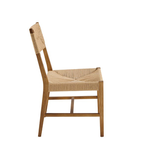 Modway Furniture Bodie Wood Dining Chair XRXT Natural Natural EEI-5489-NAT-NAT