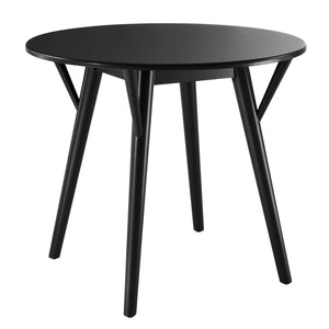 Gallant 36" Dining Table Black Black EEI-5515-BLK-BLK