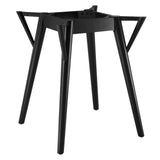 Gallant 36" Dining Table Black Black EEI-5515-BLK-BLK