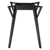 Gallant 36" Dining Table Black Black EEI-5515-BLK-BLK