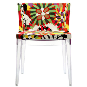 Flower Dining Side Chair Clear EEI-553-CLR