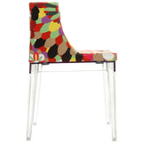 Flower Dining Side Chair Clear EEI-553-CLR
