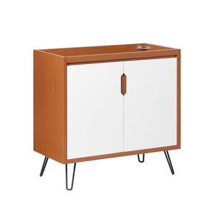 Modway Furniture Energize 36" Bathroom Vanity Cabinet XRXT Cherry White EEI-5549-CHE-WHI