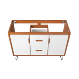 Modway Furniture Energize 48" Bathroom Vanity Cabinet XRXT Cherry White EEI-5552-CHE-WHI