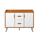 Modway Furniture Energize 48" Bathroom Vanity Cabinet XRXT Cherry White EEI-5552-CHE-WHI