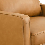 Impart Genuine Leather Armchair Tan EEI-5555-TAN