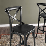 Modway Furniture Gear Bar Stool 0423 Black EEI-5563-BLK