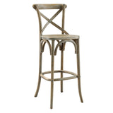 Modway Furniture Gear Bar Stool 0423 Gray EEI-5563-GRY