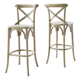 Modway Furniture Gear Bar Stool 0423 Gray EEI-5563-GRY