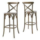 Modway Furniture Gear Bar Stool 0423 Gray EEI-5563-GRY