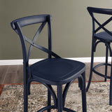 Modway Furniture Gear Bar Stool 0423 Midnight Blue EEI-5563-MID