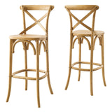 Modway Furniture Gear Bar Stool 0423 Natural EEI-5563-NAT