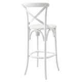 Modway Furniture Gear Bar Stool 0423 White EEI-5563-WHI