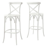 Modway Furniture Gear Bar Stool 0423 White EEI-5563-WHI