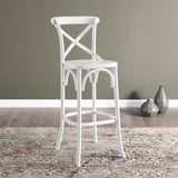 Modway Furniture Gear Bar Stool 0423 White EEI-5563-WHI