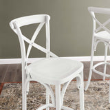 Modway Furniture Gear Bar Stool 0423 White EEI-5563-WHI