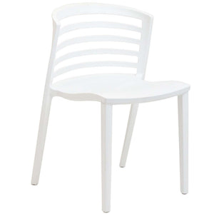 Curvy Dining Side Chair White EEI-557-WHI