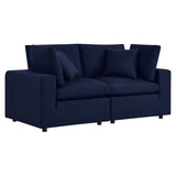 Commix Sunbrella® Outdoor Patio Loveseat Navy EEI-5577-NAV