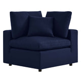 Commix Sunbrella® Outdoor Patio Loveseat Navy EEI-5577-NAV