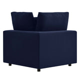 Commix Sunbrella® Outdoor Patio Loveseat Navy EEI-5577-NAV